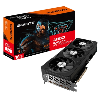 Gigabyte AMD Radeon RX 9070 GAMING OC 16GB GDDR6 Graphics Card, 3584 Streams, 2700 MHz Core Clock, Triple Fan, RGB, 2x DisplayPorts / 2x HDMI Port
