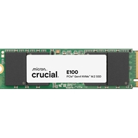 Crucial  (CT1000E100SSD8) E100 1TB PCIe Gen4 NVMe M.2 SSD, Sequential Write 4,500 MB/s, Sequential Read 5,000 MB/s