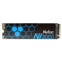 NETAC NV3000 (NT01NV3000-2T0-E4X) 2TB NVMe M.2 Interface, PCIe x3, 2280 SSD, Read 3300MB/s, Write 2900MB/s, 5 Year Warranty