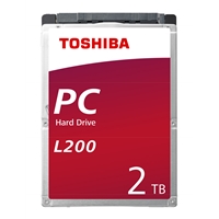 Toshiba L200 HDWL120UZSVA 2TB SATA IIl 5400RPM 2.5 Inch 9.5mm Internal Hard Drive  