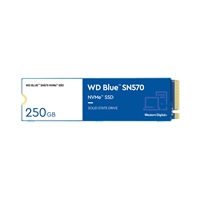 WD Blue SN570 (WDS250G3B0C) 250GB NVMe M.2 Interface, PCIe x3 x4, 2280 Length, Read 3300MB/s, Write 1200MB/s, 5 Year Warranty