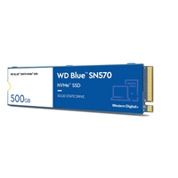 WD Blue SN570 (WDS500G3B0C) 500GB NVMe M.2 Interface,  PCIe x3 x4, 2280 Length, Read 3500MB/s, Write 2300MB/s, 5 Year Warranty