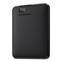 WD Elements 1TB USB 3.0 Black Portable External Hard Drive