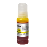 InkLab 104 Epson Compatible EcoTank Yellow Ink Bottle