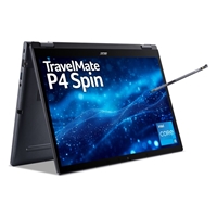 Acer TravelMate P4 Spin TMP414RN-53 NX.B22EK.00B, 14 Inch WUXGA IPS Touchscreen, Intel i3-1315U 13th Gen, 8GB RAM, 256GB SSD, Intel Graphics, Windows 11 Pro Education