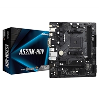 ASRock A520M-HDV AMD Socket AM4 Micro ATX HDMI/VGA/DVI M.2 USB 3.2 Gen1 Motherboard