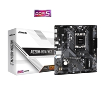 ASRock A620M-HDV/M.2, AMD A620, AM5, DDR5, SATA3, M.2, USB 3.2 Gen1, MicroATX