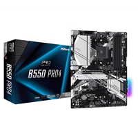 ASRock B550 Pro4 AMD Socket AM4 ATX HDMI/VGA Dual M.2 USB C 3.2 RGB Motherboard