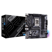 ASRock B660M PRO RS Motherboard, Intel Socket 1700, 12th Gen, DDR4, Micro ATX, 8 Phase Power Design, 1x PCIe 4.0 x16, 1x PCIe 3.0 x16, 1x PCIe Gen4 x4 M.2, 7x USB 3.2 Gen1, Intel Gigabit LAN, RGB, HDMI, DisplayPort