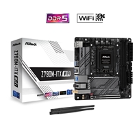 ASRock Z790M-ITX WiFi Intel 1700 Socket Motherboard, Mini-ITX, 2x DDR5 Slots, 2x M.2 Sockets, 2.5GbE + 1GbE LAN, Wi-Fi 6E, 1x DisplayPort / 1x HDMI Port