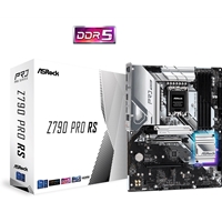 ASRock Z790 PRO RS DDR5 Motherboard, Intel Socket 1700, 14+1+1 Phase Power Design, 1x PCIe 5.0 x16, 1x PCIe 4.0 x16, 2x PCIe 3.0 x1, 1x M.2 Key-E for WiFi, Realtek 2.5G LAN, USB 3.2 Gen2x2 Type-C