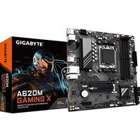 Gigabyte A620M GAMING X DDR5 Motherboard, AMD Socket AM5, 1x PCIe 4.0 x16, 1x PCIe 4.0 x4 M.2, GbE LAN, DisplayPort, HDMI, Q-Flash Plus