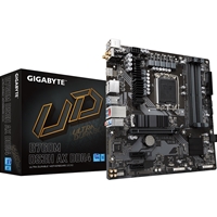 Gigabyte B760M DS3H AX DDR4 Motherboard, Intel Socket 1700, 12th/13th Gen, 1x PCIe 4.0 x16, 2 x PCIe 4.0 M.2, Micro ATX, USB Type-C, 2.5GbE LAN, Wi-Fi 6E 802.11ax, HDMI, DisplayPort, Smart Fan 6, Q-Flash Plus