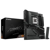 Gigabyte B850 AORUS STEALTH AMD AM5 Socket Motherboard, ATX, 4x DDR5 Slots, 3x M.2 Socket, Fitted I/O Shield, 5GbE LAN, Wi-Fi 7, 1x HDMI Port