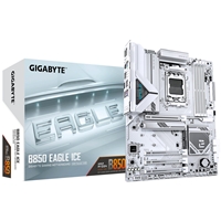 Gigabyte B850 EAGLE ICE AMD AM5 Socket Motherboard, ATX, 4x DDR5 Slots, 3x M.2 Socket, Fitted I/O Shield, 2.5GbE LAN, 1x DisplayPort / 1x HDMI Port
