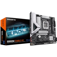 Gigabyte B860M EAGLE V2 Intel 1851 Socket Motherboard, Micro-ATX, 2x DDR5 Slots, 2x M.2 Sockets, Fitted I/O Shield, 2.5GbE LAN, 1x DisplayPort / 1x HDMI Port
