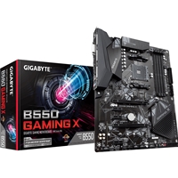 Gigabyte B550 GAMING X AMD Socket AM4 ATX DVI/HDMI Dual M.2 USB 3.2 Gen2 Motherboard