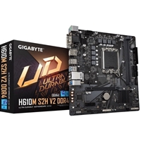 Gigabyte H610M S2H V2 Motherboard, LGA1700 Socket, Micro ATX, DDR4, PCIe Gen3 x4 M.2