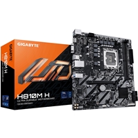 Gigabyte H810M H Intel 1851 Socket Motherboard, Micro-ATX, 2x DDR5 Slots, 1x M.2 Socket, GbE LAN, 1x D-Sub / 1x HDMI Port