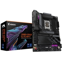Gigabyte Z890 AORUS ELITE WIFI7 Intel 1851 Socket Motherboard, ATX, 4x DDR5 Slots, 4x M.2 Sockets, Fitted I/O Shield, 2.5GbE LAN, Wi-Fi 7, 1x DisplayPort / 1x USB-C (USB4)