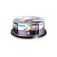 Philips DVD-R 16X 25 PK Spindle