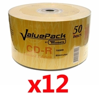 Ritek Traxdata CD-R 52X 600PK (12 x 50) Logo