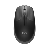 Logitech Wireless Mouse M190, Full Size Ambidextrous Curve Design, 18-Month Battery with Power Saving Mode, USB Receiver, Precise Cursor Control with Wide Scroll Wheel and Scooped Buttons, Black