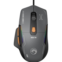 Marvo Duke 50 M368 Wired Gaming Mouse, 6 DPI levels (800 - 12800), 1000Hz Polling Rate, 13 Mode RGB Backlighting, 68g