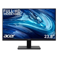 Acer UM.QV7EE.016 V247Ybip 23.8Inch Full HD Monitor, 1080p, HDMI, VGA, DisplayPort, 75Hz, 4ms, IPS, Anti-glare