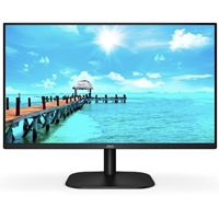 AOC 24B2XDAM 23.8&quot; Monitor, Full HD, Widescreen, DVI, VGA, HDMI, 4ms, 75Hz, inc Speakers, Frameless, VESA