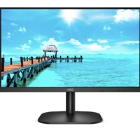 AOC 24B2XH/EU 23.8 Inch IPS Monitor, Full HD, Widescreen, VGA, HDMI, 4ms, 75Hz, Frameless, VESA