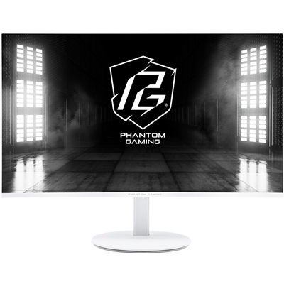 ASRock Phantom Gaming PG27FFS2E-W 27 Inch FHD (1920 x 1080) Flat IPS Gaming Monitor, 240Hz, 1ms (MPRT) Response Time, 2 x HDMI 2.1 1 x DisplayPort 1.2, 2 x 2W Speakers, Tilt, Swivel, Height, Pivot Adjustment - White