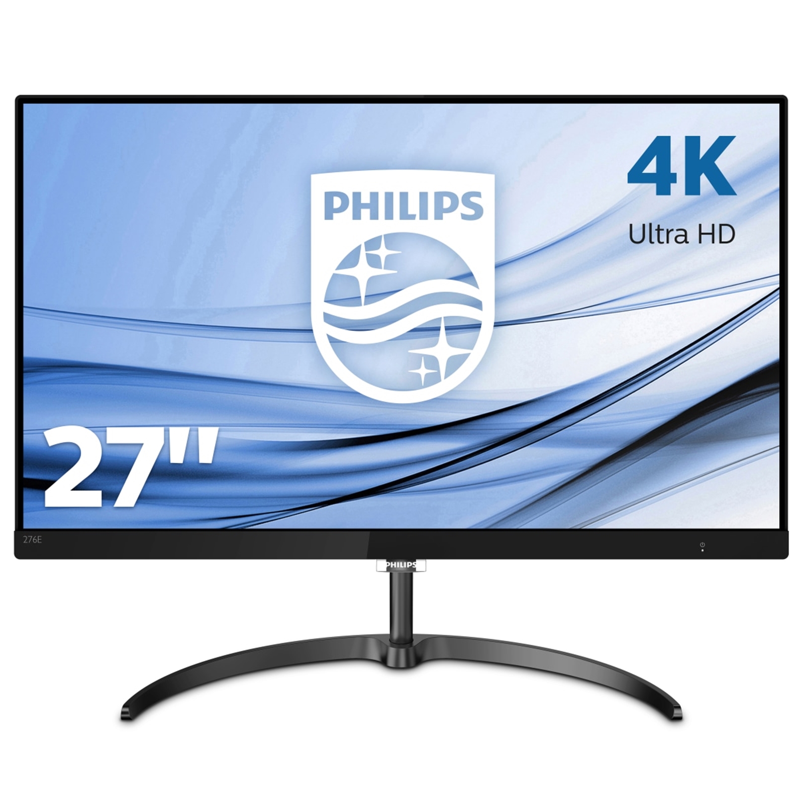 Philips 276E8VJSB/00 27&quot; IPS LED Monitor, 4K UHD, HDMI, Display Port, 60Hz, 5ms, Glossy Black