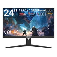 piXL X-Series GS24IDPHA 24.5 Inch Full HD IPS Gaming Monitor with 200Hz Refresh Rate, 1920 x 1080 Resolution, 0.5ms Response Time, HDMI 2.0 &amp; DisplayPort 1.4