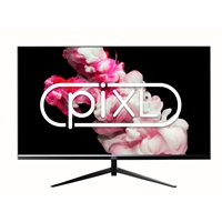 piXL PX27IVH 27 Inch Frameless Monitor, Widescreen IPS LED Panel, True -to-Life Colours, Full HD 1920x1080, 5ms Response Time, 75Hz Refresh, HDMI, VGA, Black Finish