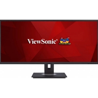 Viewsonic VG3456 34&quot; Ultra-Wide Docking Monitor, 2xHDMI, Display Port, USB-C, WQHD, 60Hz, 5ms, Freesync, Speakers, VESA, Height Adjust, Black