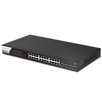 DrayTek VSP1281X-K VigorSwitch P1281x 24 Port Gigabit POE Smart Managed Switch with 4x 10GbE SFP Ports