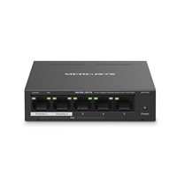 Mercusys MS105GP 5-Port Gigabit Desktop Switch with  4-Port PoE+
