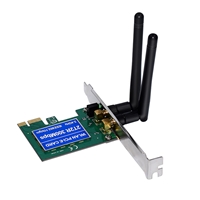 300mbps N300 PCI Express Wireless Adapter with Additional Low Profile Bracket (Bulk Packaged/Poly Bag)