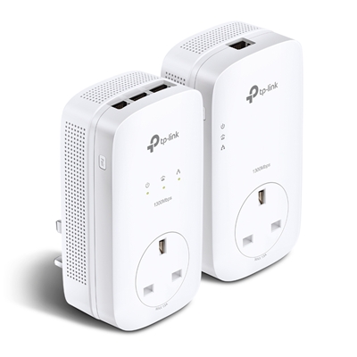 TP-Link TL-PA8033P KIT AV1300 Passthrough Powerline Kit