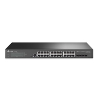 TP-Link TL-SG3428 JetStream 24-Port Smart Managed Rackmount Gigabit Switch w/ 4 x 1G SFP Ports