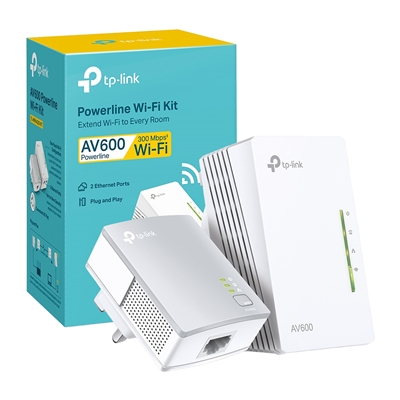 TP-Link TL-WPA4220 KIT AV600 Powerline Wi-Fi Booster 2 LAN, KIT