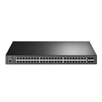 TP-Link TL-SG3452XP 48-Port L2+ Managed GbE PoE+ Access Switch w/ 4 x 10G SFP+ Ports &amp; 3-Year Omada Hosted Cloud Controller