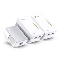 TP-Link TL-WPA4220 TKIT AV600 Powerline Wi-Fi Booster 2 LAN, 3 units