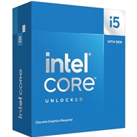 Intel Core i5 14600KF 2.5GHz 14 Core LGA 1700 Raptor Lake Processor, 20 Threads, 5.3GHz Boost, No Graphics