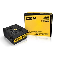 ANTEC Cuprum Strike CSK750H 750W PSU, 120mm Silent Fan, 80 PLUS Bronze, Semi Modular, UK Plug, Flat Black Cables, CircuitShield Industrial-Grade Protections