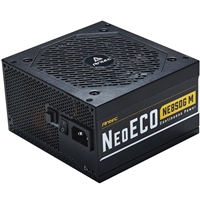 ANTEC NeoECO NE850G M 850W PSU, 120mm Silent Fan, 80 PLUS Gold, Fully Modular, UK Plug, Heavy-Duty Japanese Capacitors, Hybrid Zero RPM Fan Mode