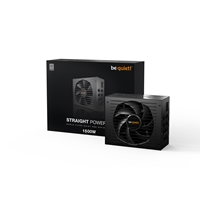 be quiet! Straight Power 12 1500W PSU, 80 PLUS Platinum, ATX 3.0 PSU with full support for PCIe 5.0 GPUs and GPUs with 6+2 pin connectors, 10-year manufacturer&apos;s warranty