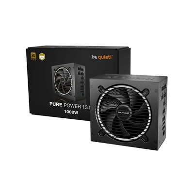 be quiet! Pure Power 13 M 1000W is ATX 3.1 compliant and PCIe 5.1 compatible, 10-year manufacturer&amp;apos;s warranty.