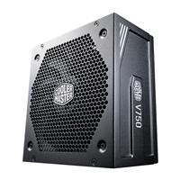 Cooler Master V750 GOLD V2 750W PSU, 135mm Silent FDB Fan, 80 PLUS Gold, Fully Modular, UK Plug, 40% Semi-Fanless Mode with Hybrid Switch, Half-Bridge LLC Resonant Converter And DC-DC Technology